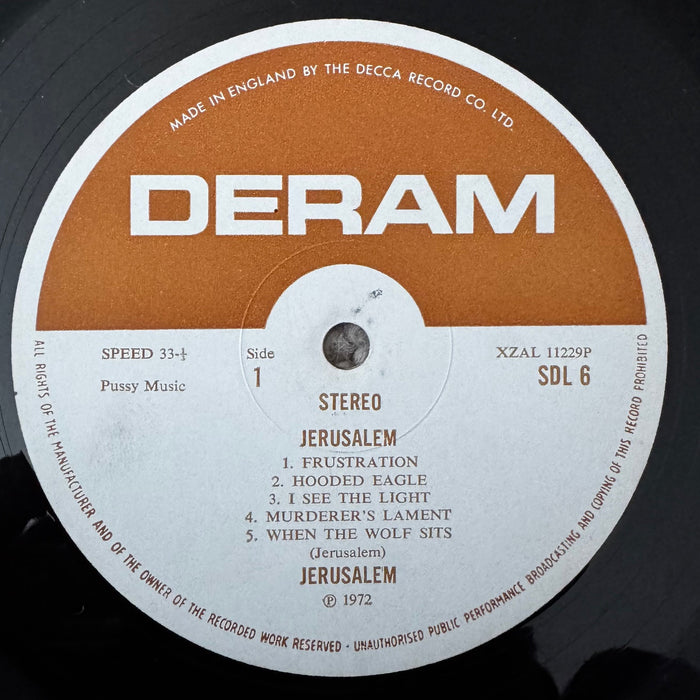 Jerusalem - Jerusalem (UK-Decca Pressing-Gatefold)