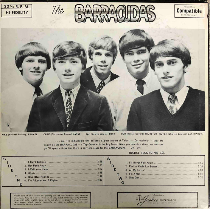 The Barracudas - A plane view of the Barracudas