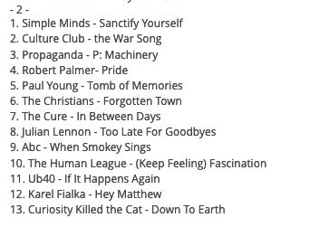 Eighties Collected - Various (2LP-NEW)