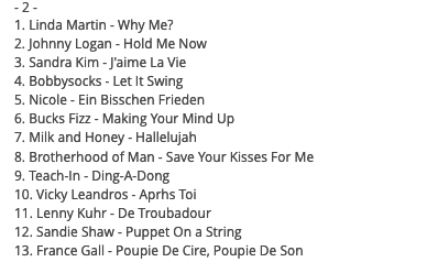 Eurovision Collected - Various (2LP-NEW)