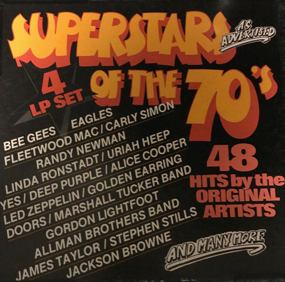 Superstars Of The 70's - Various (4LP Box)