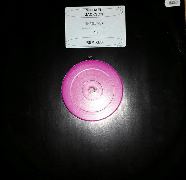 Michael Jackson - Thrill Her / Bad (Remixes-12inch maxi)