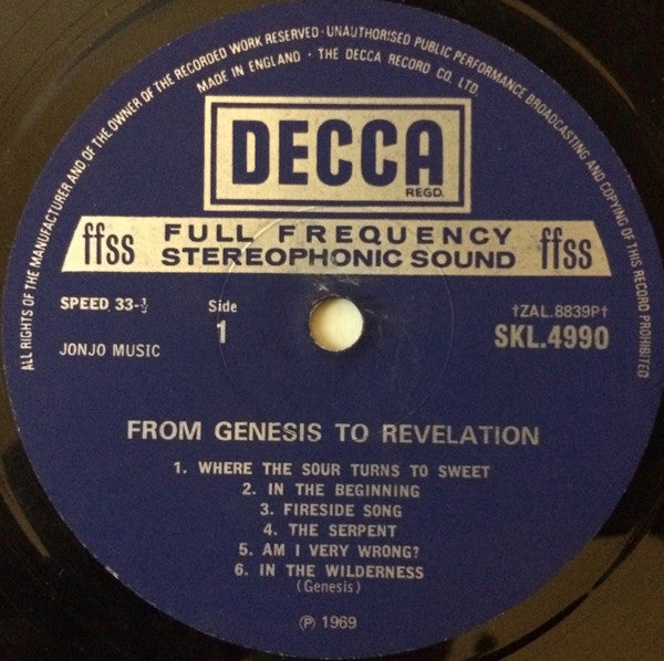 Genesis - From Genesis to revelation