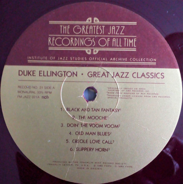 Duke Ellington - Great Jazz Classics (4LP Box-Near Mint)
