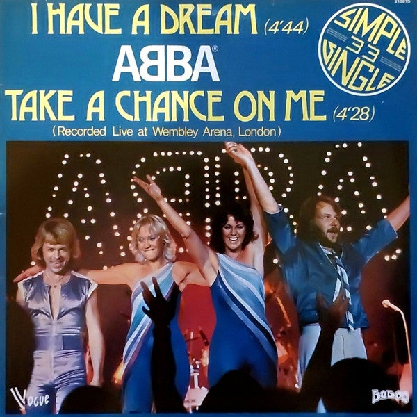 ABBA - I have a dream / Take a chance on me (12inch maxi)