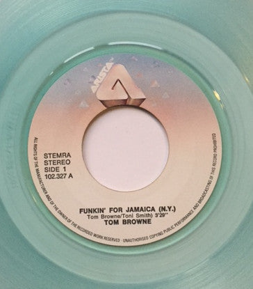Tom Browne - Funkin' For Jamaica (blue-green vinyl-7inch)