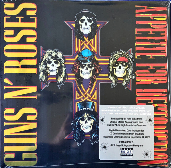 Guns N' Roses - Appetite For Destruction (2LP-Ltd Edition-Mint)