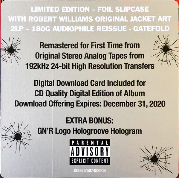 Guns N' Roses - Appetite For Destruction (2LP-Ltd Edition-Mint)