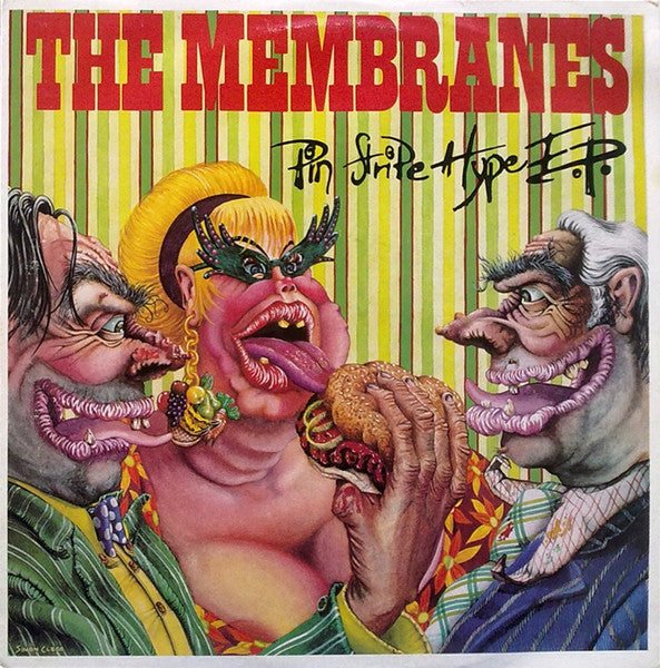 The Membranes - Pin Stripe Hype E.P. (Near Mint)