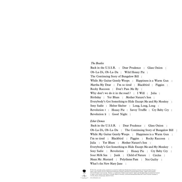 The Beatles - The Beatles and Esher Demos (4LP Box-Mint)