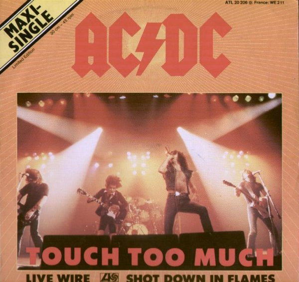 AC/DC - Touch Too Much (12inch)