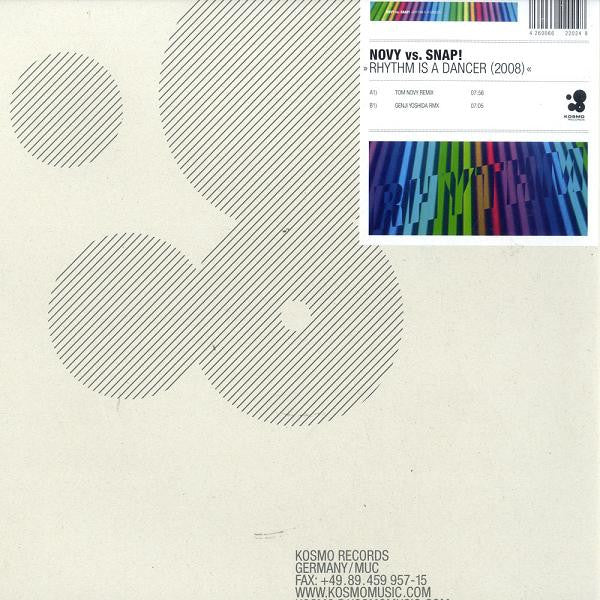 Novy vs. Snap! - Rhythm is a dancer (2008-12inch maxi)