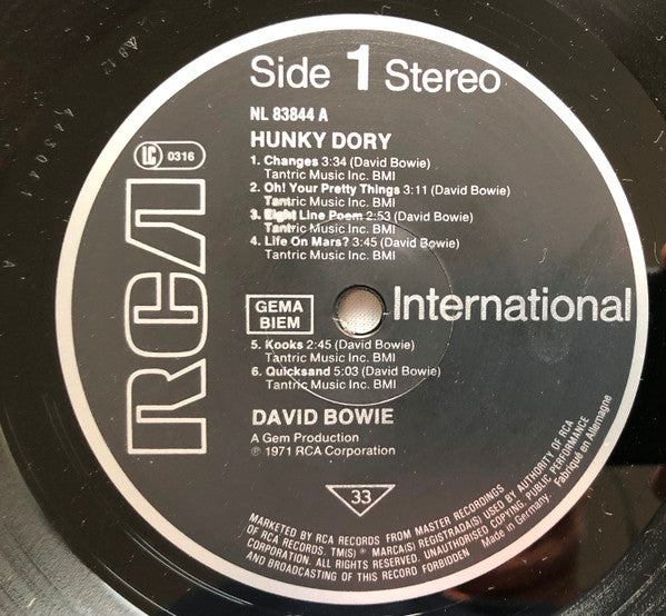 David Bowie - Hunky Dory