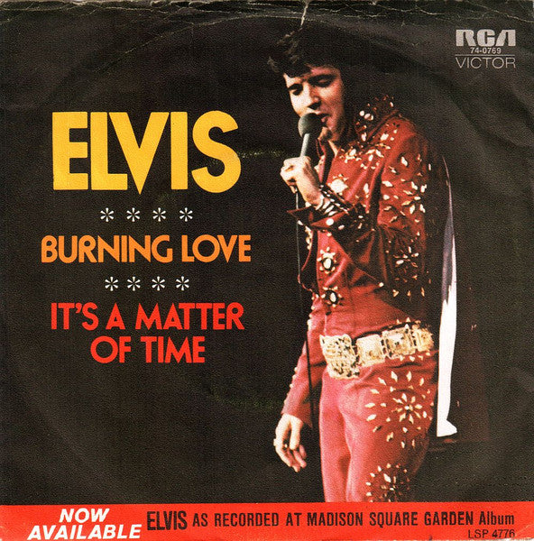 Elvis Presley - Burning Love (7inch single)