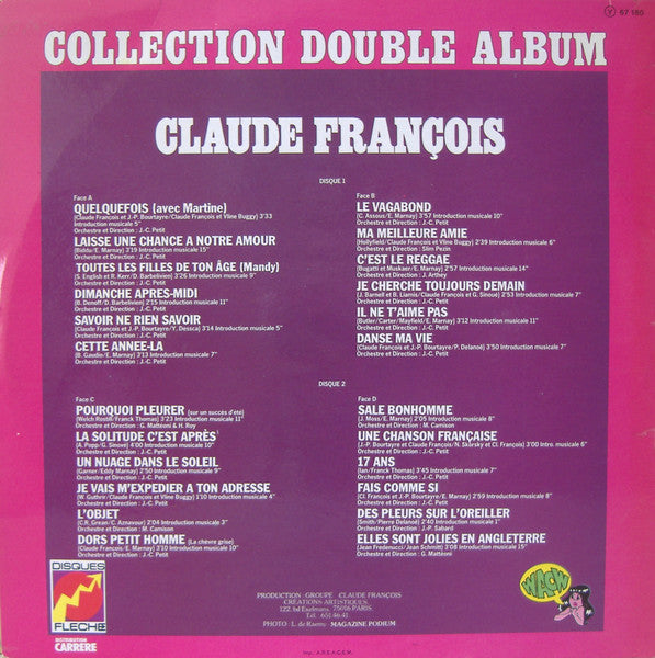 Claude François - Collection Double Album (2LP)