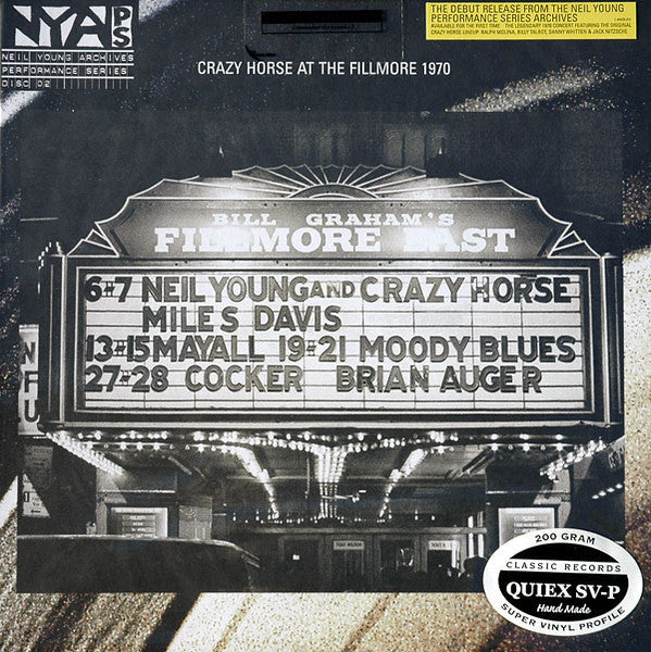 Neil Young & Crazy Horse - Live At The Fillmore East March 6 & 7, 1970 (Quiex-SVP-Mint)