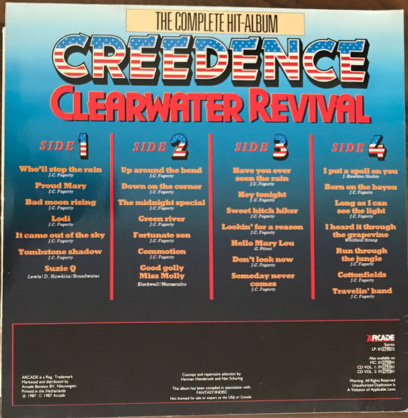 Creedence Clearwater Revival - The Complete Hit-Album (2LP)
