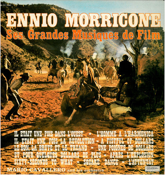 Ennio Morricone, Mario Cavallero And His Orchestra – Ses Grandes Musiques De Film