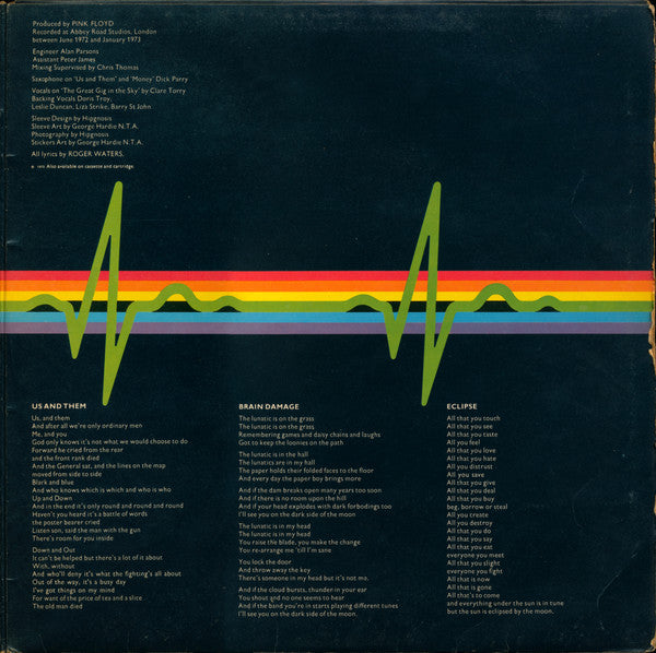 Pink Floyd - Dark side of the Moon (UK version 1973 - Gatefold)