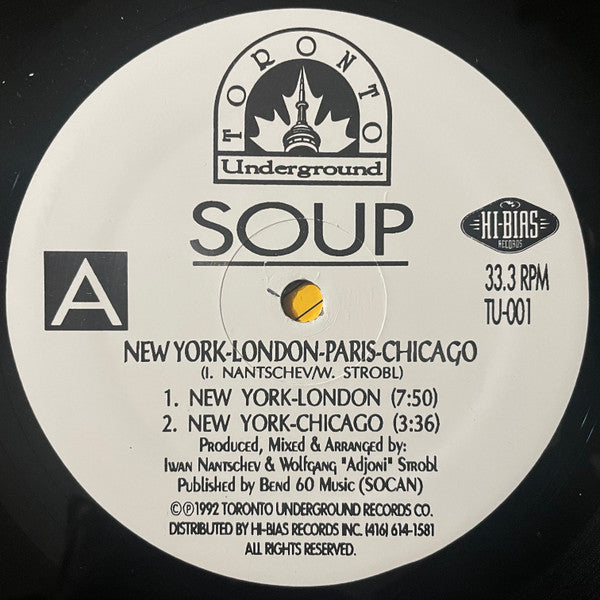 Soup - New York - London - Paris - Chicago (12inch maxi)