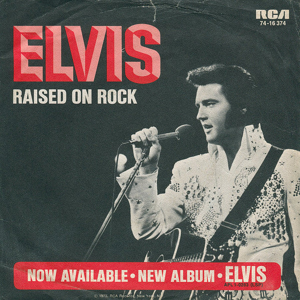 Elvis Presley - Raised on rock (7inch)