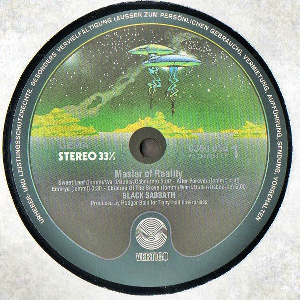 Black Sabbath - Master Of Reality