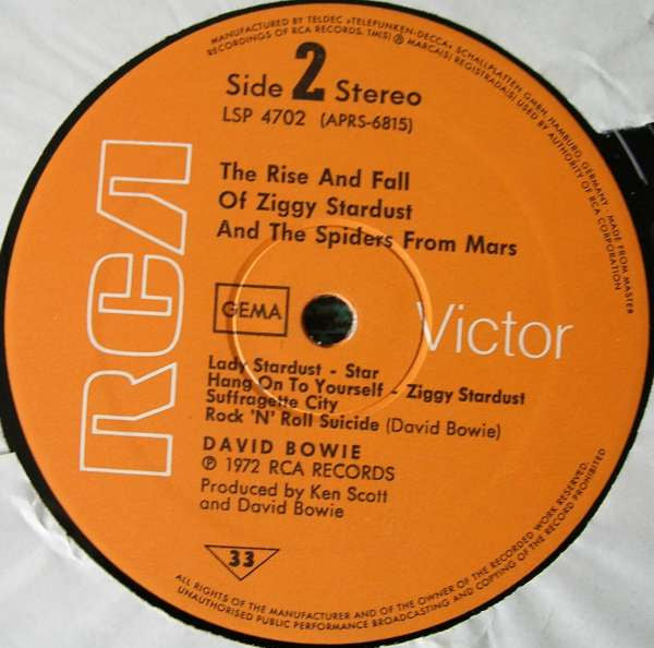 David Bowie - The rise and fall of Ziggy Stardust and the Spiders from Mars (gatefold)