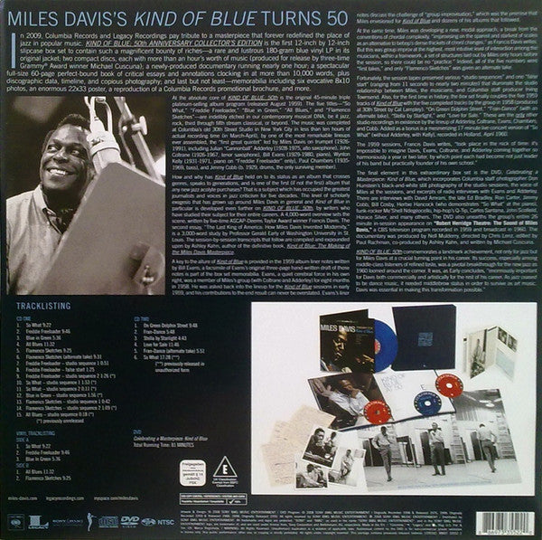 Miles Davis - Kind Of Blue (Box Set LP+2CD+DVD-Ltd Edition-Mint)