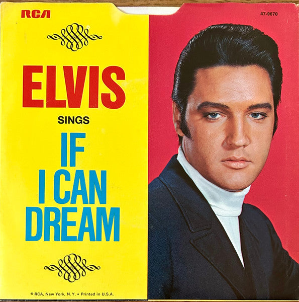 Elvis Presley - If I Can Dream (7inch single)