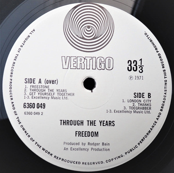 Freedom - Through The Years (Gatefold-UK)