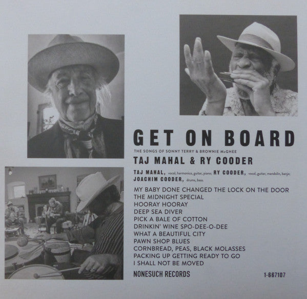 Taj Mahal & Ry Cooder - Get On Board (Near Mint)