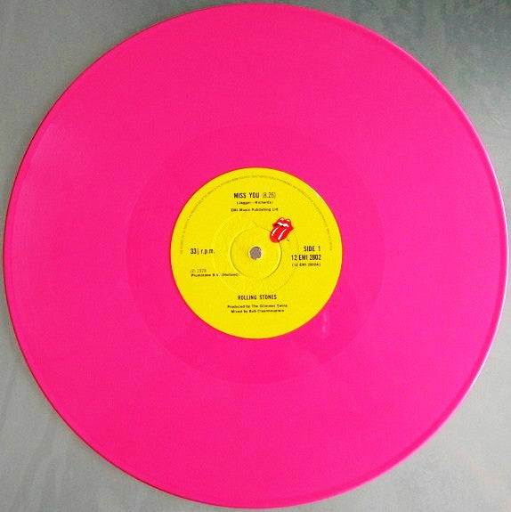 The Rolling Stones - Miss You (Pink Coloured-12inch maxi)