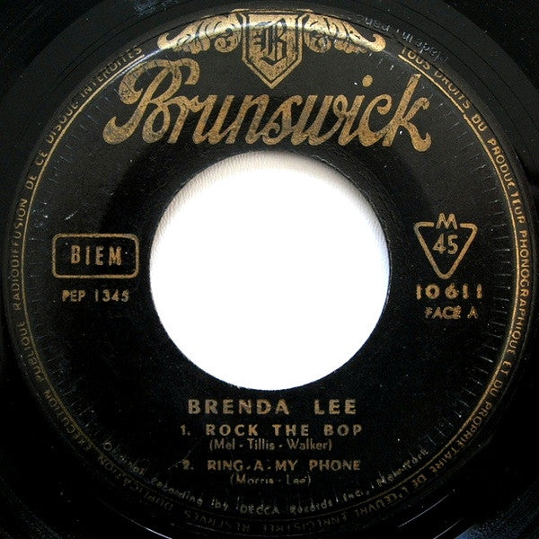 Brenda Lee - Rock the Bop (7inch single)