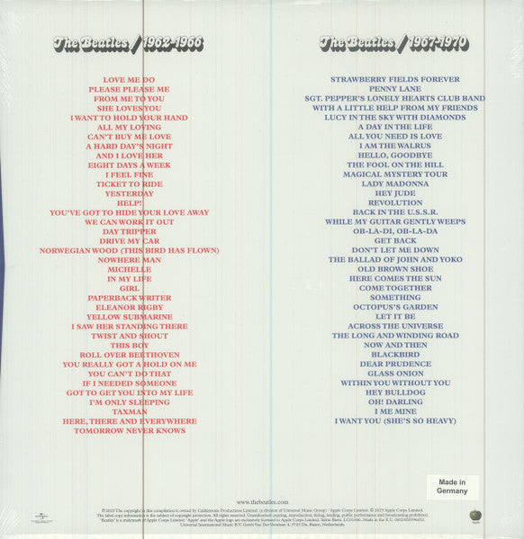 The Beatles - 1962-1966 / 1967-1970 (6LP Box-Mint)