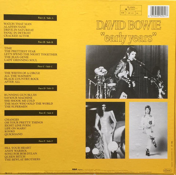 David Bowie - Early Years (3LP box set)