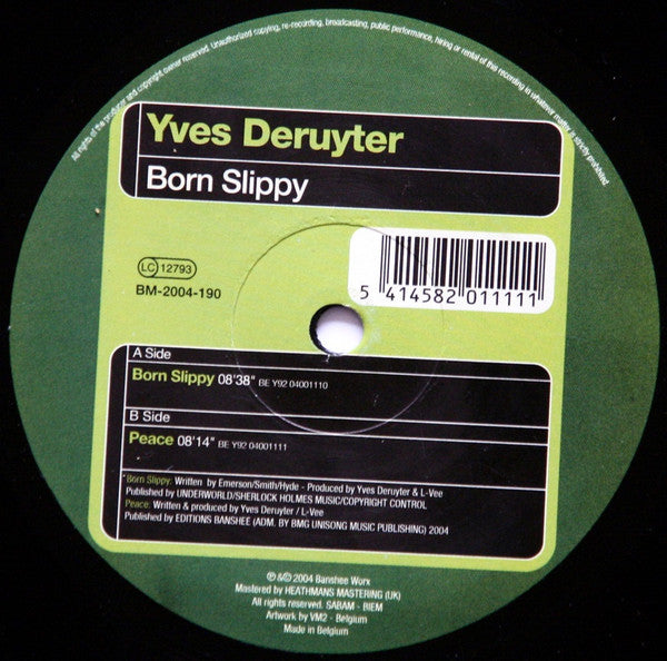 Yves Deruyter - Born Slippy (12inch maxi)