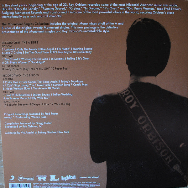 Roy Orbison - The Monument Singles Collection (1960-1964) (2LP-Mint)
