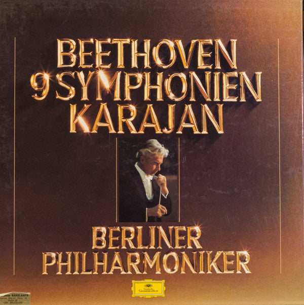 Beethoven/Karajan, Berliner Philharmoniker - 9 Symphonien (8LP Box - Near Mint)