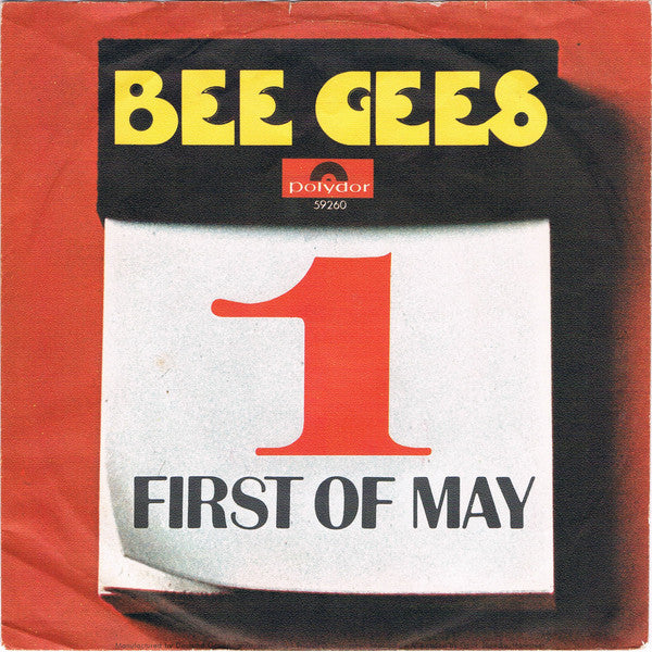 Bee Gees - First Of May (7inch single)