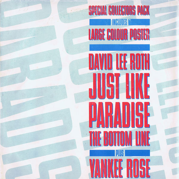 David Lee Roth - Just Like Paradise (12inch maxi)