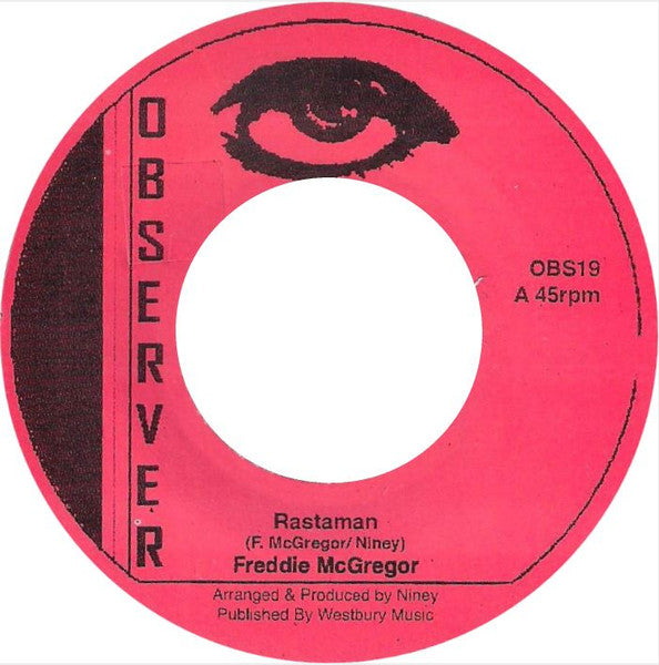 Freddie McGregor - Rastaman / Walls of Jericho (7inch single-Mint)