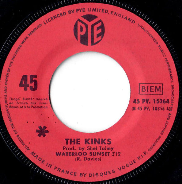The Kinks - Waterloo Sunset (7inch single)