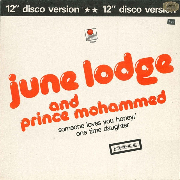 June Lodge and Prince Mohammed - Someone loves you honey (12inch maxi)