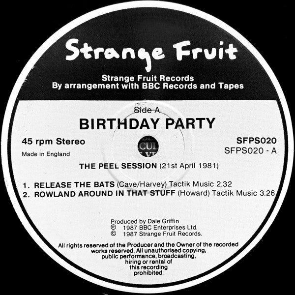 The Birthday Party - The Peel Session