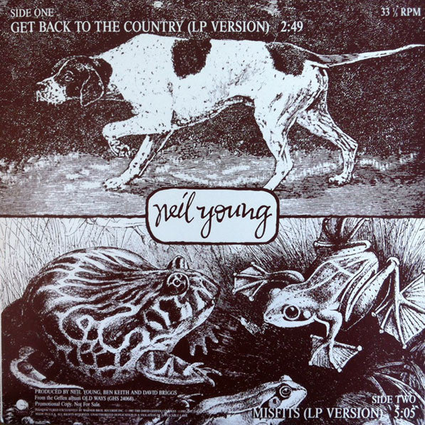 Neil Young - Get Back To The Country (12inch maxi)