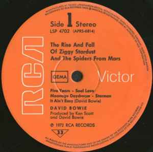 David Bowie - The Rise and fall of Ziggy Stardust and the spiders from Mars (Gatefold)