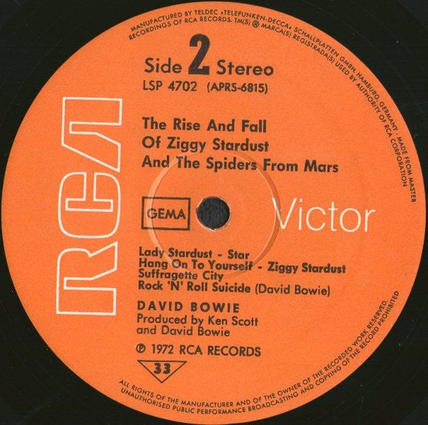 David Bowie - The Rise and fall of Ziggy Stardust and the spiders from Mars (Gatefold)