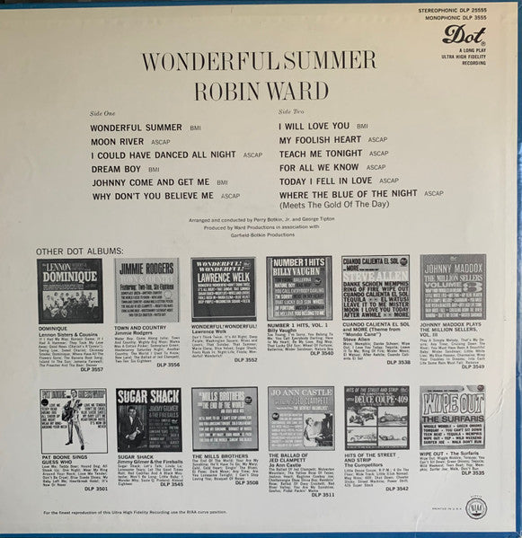 Robin Ward - Wonderful Summer