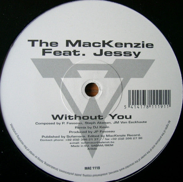 The MacKenzie Feat. Jessy - Without You / Arpegia (12inch maxi)