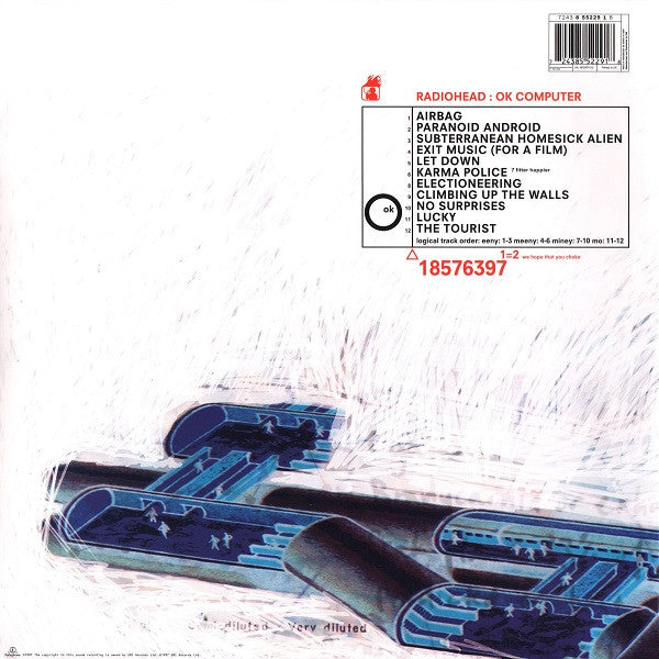 Radiohead - OK Computer (2LP-Gatefold-Parlophone 1997 issue-Mint)